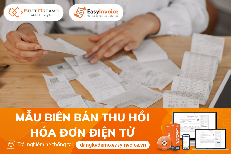 MẪU BIÊN BẢN THU HỒI HÓA ĐƠN ĐIỆN TỬ