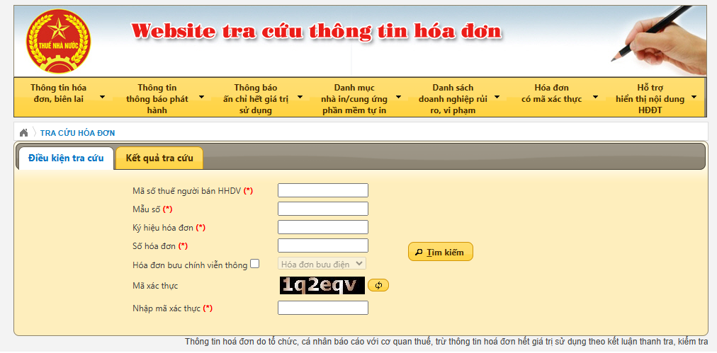 website-tra-cuu-thong-tin-hoa-don